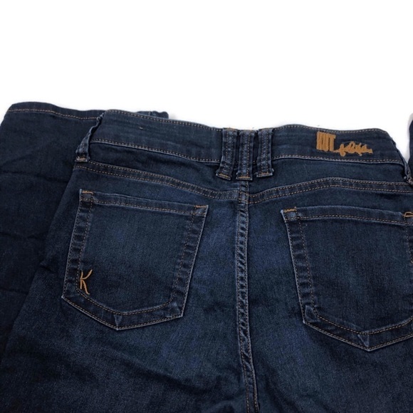KUT From The Kloth Nicole High Rise Dark Wash Bootcut Blue Denim Jeans - Picture 4 of 12